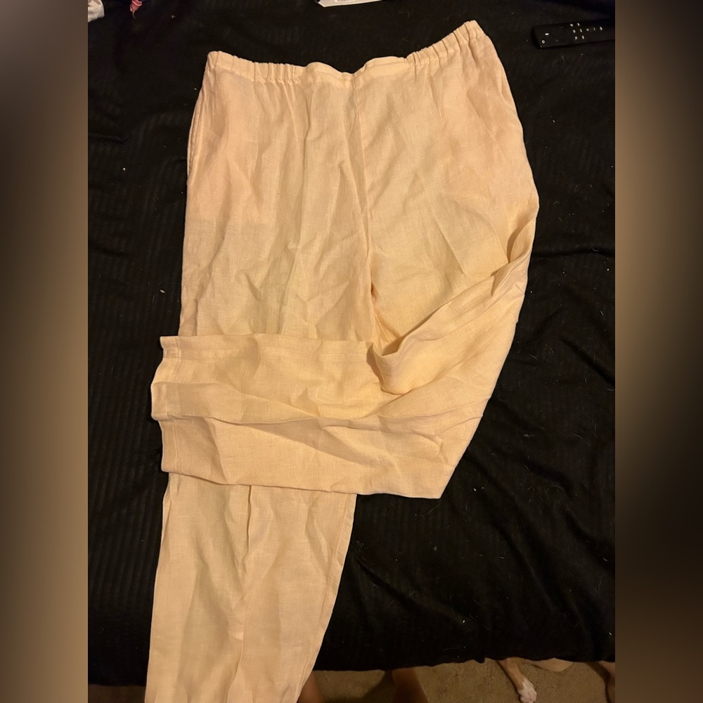 Yellow Linen Set - image 2